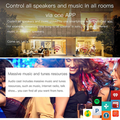 Docooler M5 HiFi Musikempfänger mit Airplay DLNA iOS und Android 2.4G WiFi