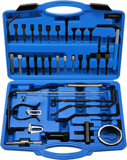 DPTOOL Motor-Einstellwerkzeug-Satz für Zahnriemen und Nockenwelle kompatibel mit Peugeot, Citroën und PSA