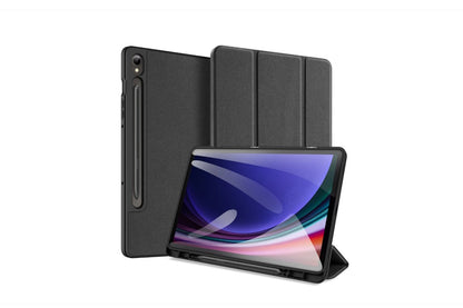 Dux Ducis - Hülle kompatibel mit Samsung Galaxy Tab S9/S9 FE (2023) - Mit Auto-Wake-Funktion TPU Tablet Case Schutzhülle - Schwarz