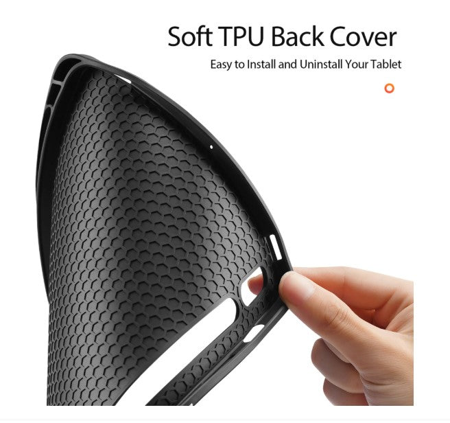 Dux Ducis - Hülle kompatibel mit Samsung Galaxy Tab S9/S9 FE (2023) - Mit Auto-Wake-Funktion TPU Tablet Case Schutzhülle - Schwarz