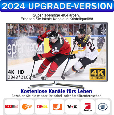 DVBT2 Antenne, zimmerantenne DVB-T & DVB-T2 Antennen mit Verstärker,