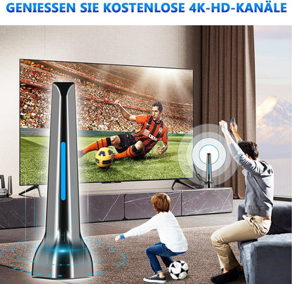 DVBT2 Antenne, zimmerantenne DVB-T & DVB-T2 Antennen mit Verstärker,