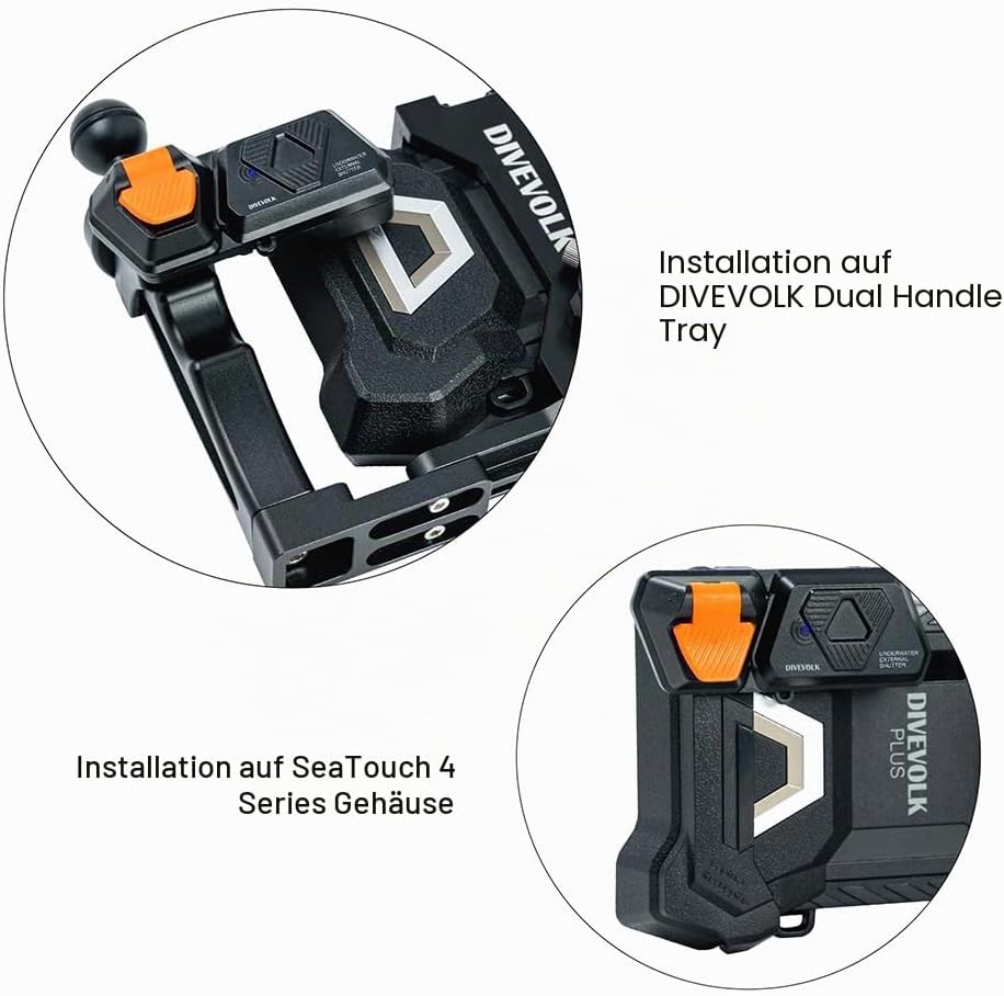 DIVEVOLK Unterwasser-Außenladen für Seatouch 4 Max Plus Gehäuse