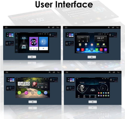 Dynavsal CarPlay Android Autoradio 7 Zoll Bildschirm+Einparkhilfe Rückfahrkamera