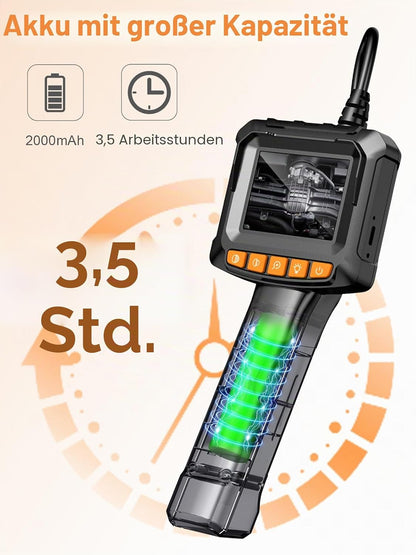 Industrielle Endoskop-Inspektionskamera, 2,4 Zoll IPS-Periskop Kamera für Abwasserkanal, 5 m,