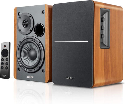 Edifier R1280DBs Haut-parleur Bluetooth actif - Haut-parleur actif optimal - Haut-parleur de moniteur à câble 2.0 - 42 W RMS avec caisson de basses Haut-parleurs Hi-Fi pour bibliothèque - Noir
