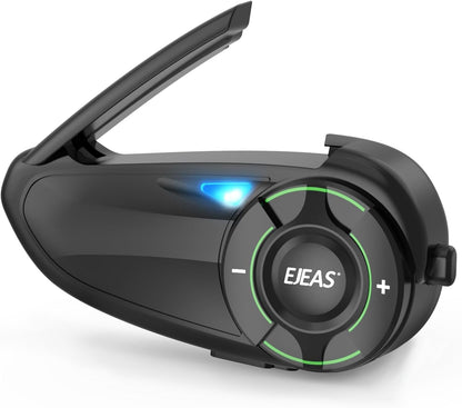 EJEAS Q8 Mesh Motorrad Bluetooth Headset, 800m Reichweite Headset,Starke Anti-Interferenz-Fähigkeit