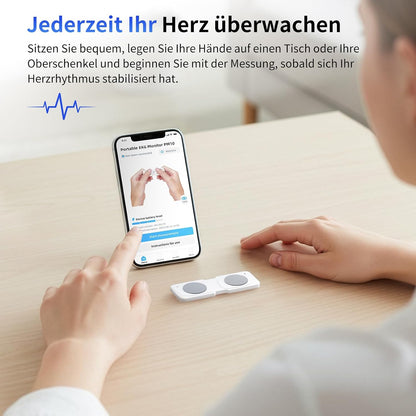 Mobiles EKG-Gerät,erkennt Vorhofflimmern,Herzfrequenzmesser, App für iOS/Android