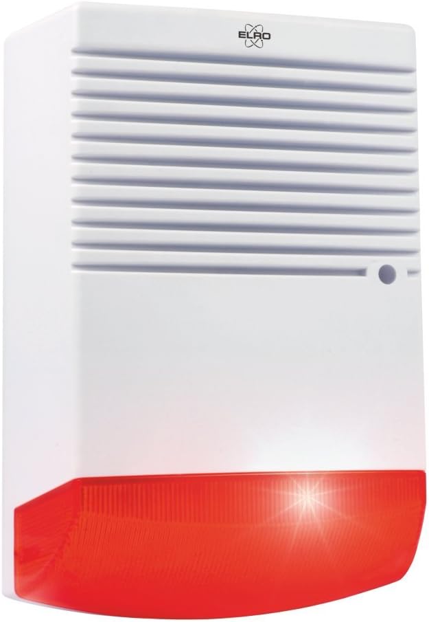 ELRO ADS1F Dummy Alarmsirene - Attrappe - mit blinkendem LED-Licht