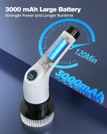 Elektrische Reinigungsbürste 7 in 1 Electric Spin Scrubber Schnurlos mit Akku