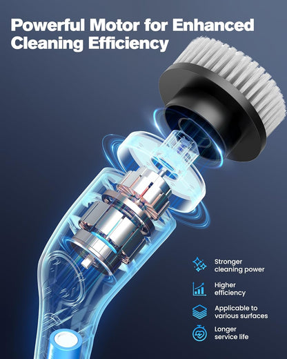 Elektrische Reinigungsbürste 7 in 1 Electric Spin Scrubber Schnurlos mit Akku