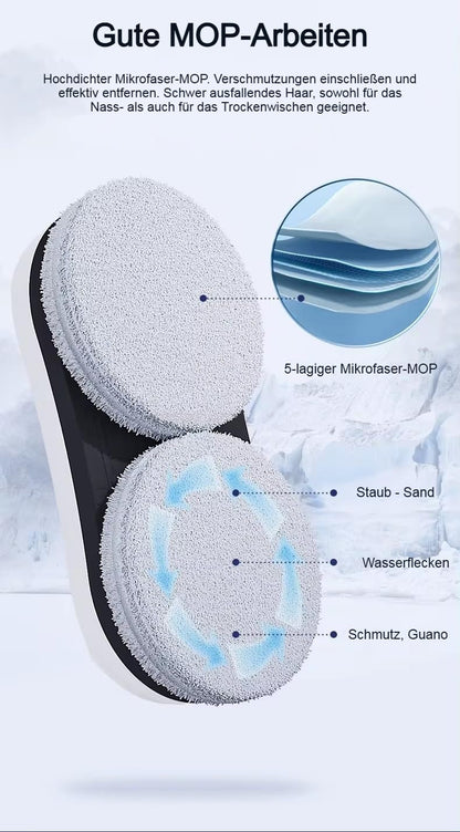 ORME. Robot nettoyeur de vitres intelligent 5600Pa avec jet de lavage intelligent, stockage et support d'application