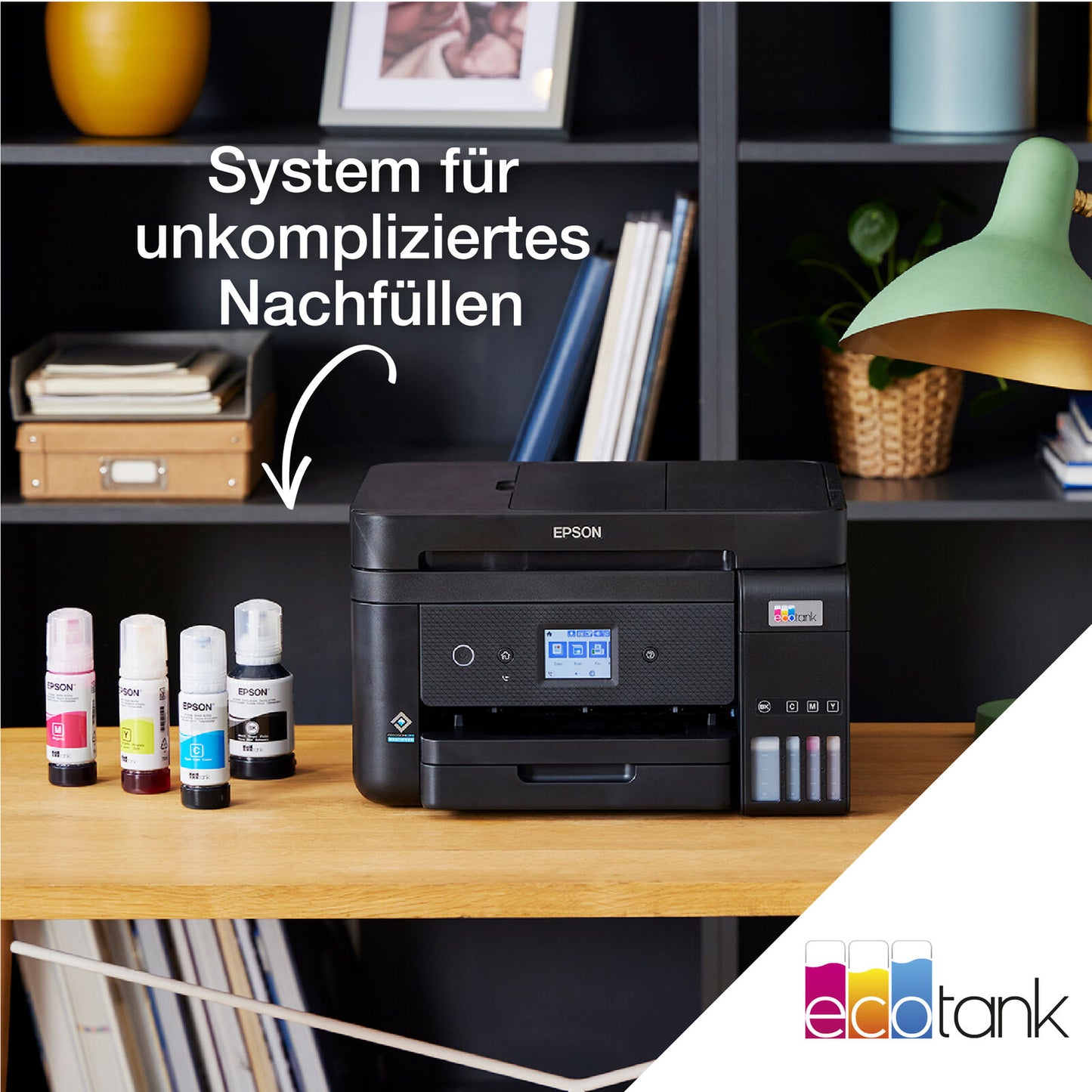 Epson EcoTank ET-3850, scanner d'imprimante multifonction 3 en 1, copieur