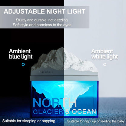 EQURA Nachttischlampe, Tischlampe mit 2 Farben und 3 Modi Nachtlicht Kinder USB