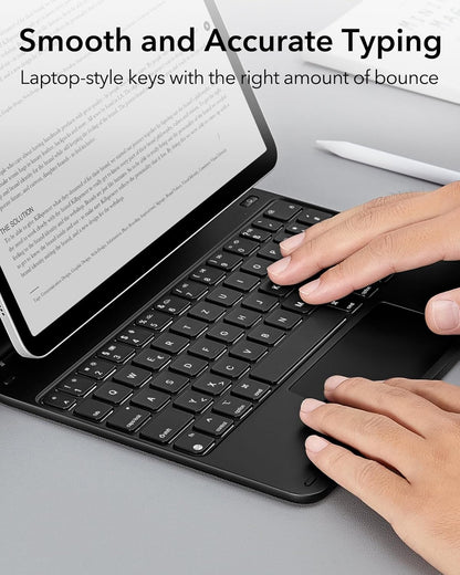 ESR Magnetic Keyboard Hülle,Tastatur für iPad Air 5/4/Pro 11 Deutsch