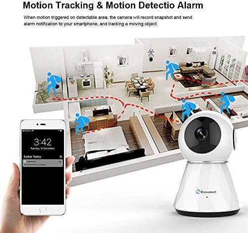 ESEESMART WLAN IP Kamera 1080P Überwachungskamera Nachtsicht Ton Baby 2.0MP