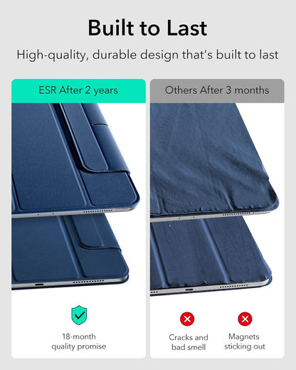 ESR für iPad Pro 13 Hülle (2024) Magnetische Befestigung Rebound Serie, Dunkelblau