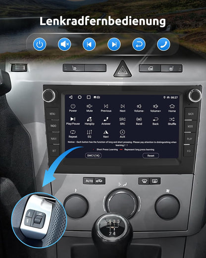 ESSGOO 4+64G Drahtloses Autoradio und Android Auto CarPlay Für Vauxhall Opel Corsa C/D Zafira