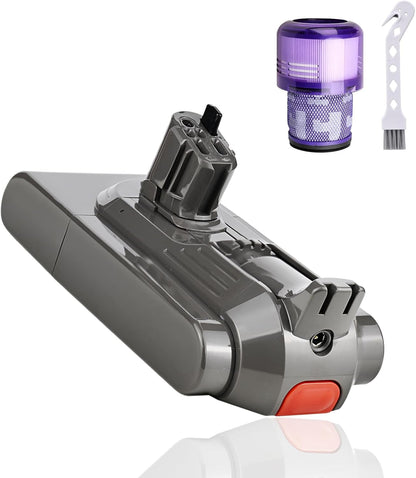Kit de remplacement de batterie EVARY 8,0 Ah pour Dyson V11 Click-in Battery et filtre