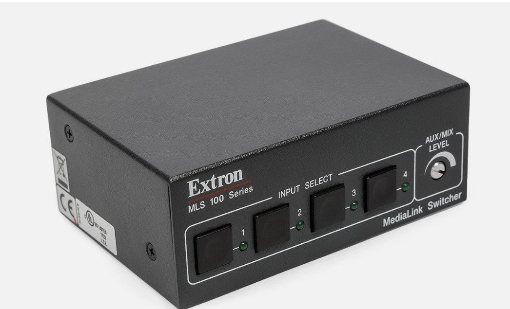 Extron MLS 100 A Vier Eingänge Stereo Audio Umschalter 60-497-01