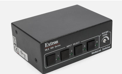 Extron MLS 100 A Vier Eingänge Stereo Audio Umschalter 60-497-01