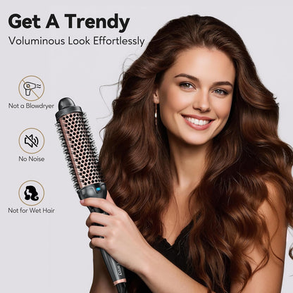 Farery Thermobürste, Thermal Brush, 38mm, Keramik-Turmalin-Ionen-Lockenstabbürste
