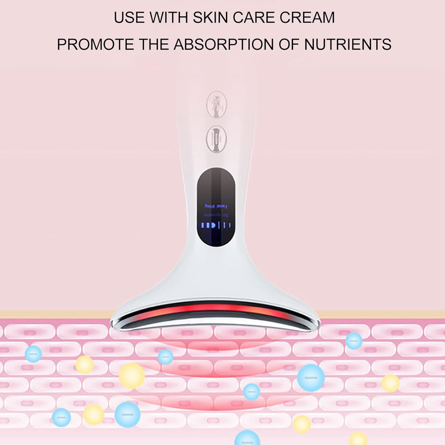 Face Neck Lifting Massager, Heizung Brightening Neck Face Beauty Device