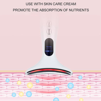 Face Neck Lifting Massager, Heizung Brightening Neck Face Beauty Device