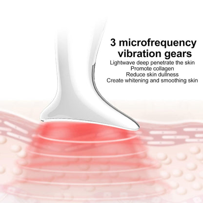 Face Neck Lifting Massager, Heizung Brightening Neck Face Beauty Device