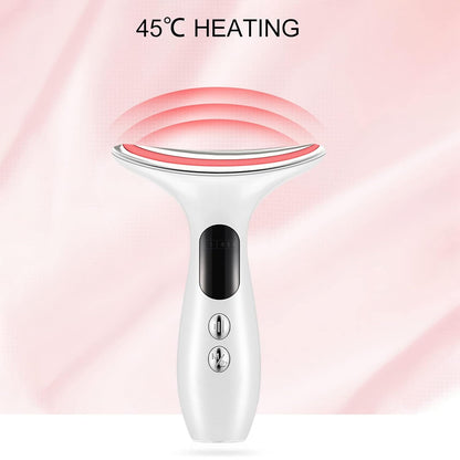 Face Neck Lifting Massager, Heizung Brightening Neck Face Beauty Device