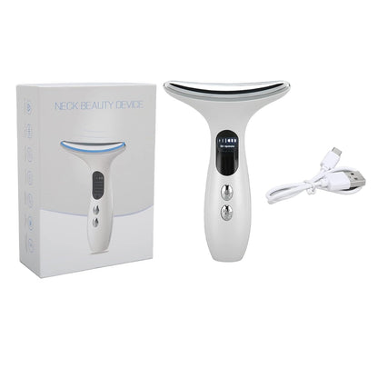 Face Neck Lifting Massager, Heizung Brightening Neck Face Beauty Device