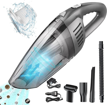 FARSAW Handstaubsauger Akku 8000Pa, Kabellöser mit 120W starkem Motor