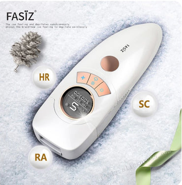 Fasiz Epilierer Dauerhafte Laser-Haarentfernung LCD-Display Depilador Bikini Trimmer