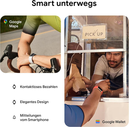 Google Fitbit Charge 6 Aktivitätstracker 7 Tage Akkulaufzeit Wallet + Maps
