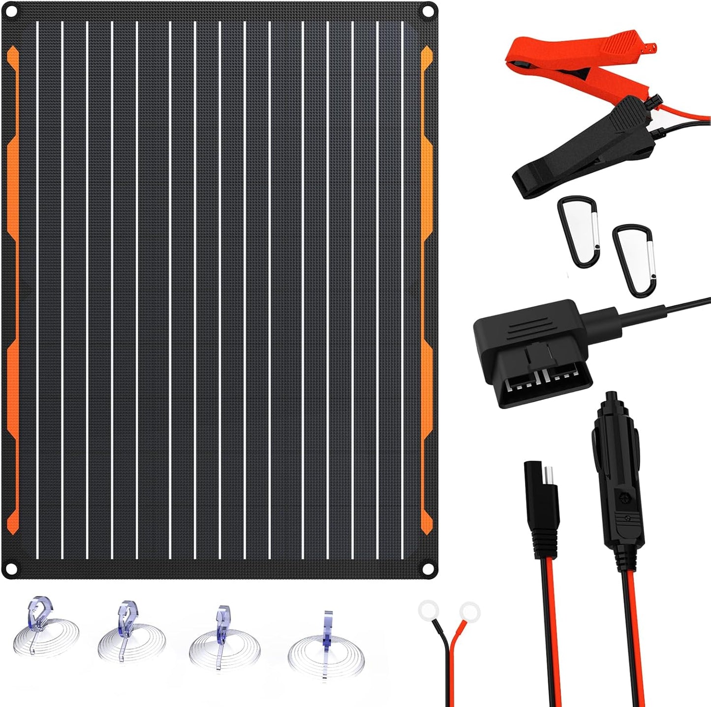 Flexsolar Solar Autobatterie Ladegerät 12V 20W Solarmodul IP67 wasserdichtes Solarpanel