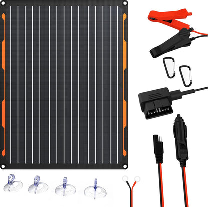 Flexsolar Solar Autobatterie Ladegerät 12V 20W Solarmodul IP67 wasserdichtes Solarpanel