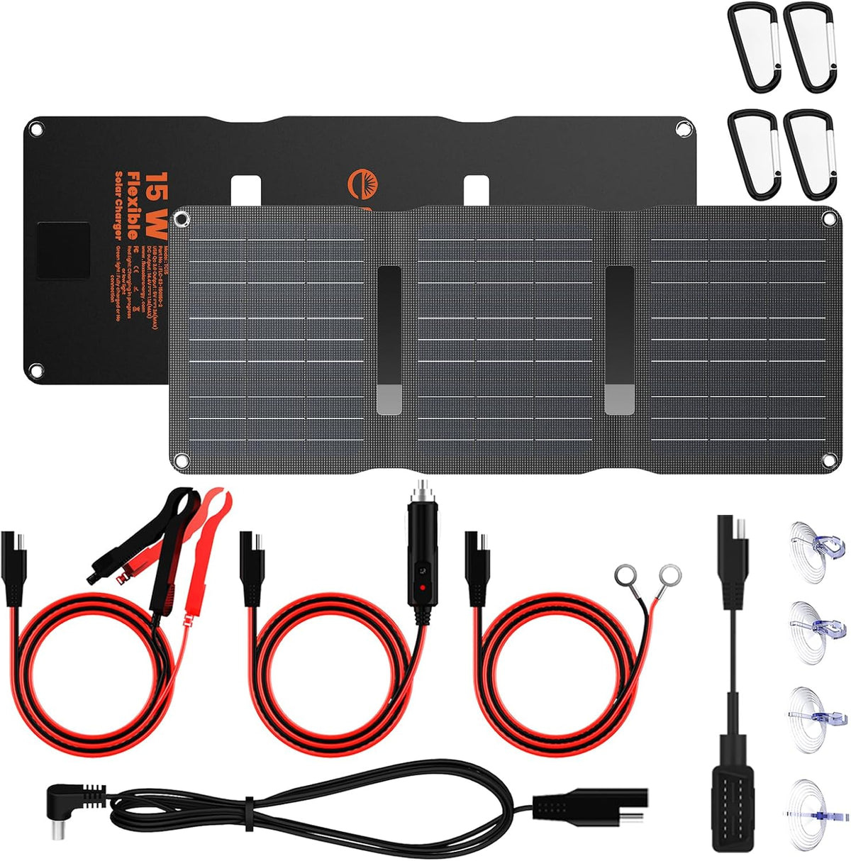lexsolar 15W SolarPanel,12V Solar Autobatterie Ladegerät Solarmodul tragbares Batterieladegerät