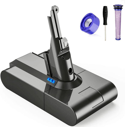 FLYLINKTECH 6000mAh V8 Akku, 21.6V V8 Ersatzakku, Li-ion V8 Akku für Dyson V8....