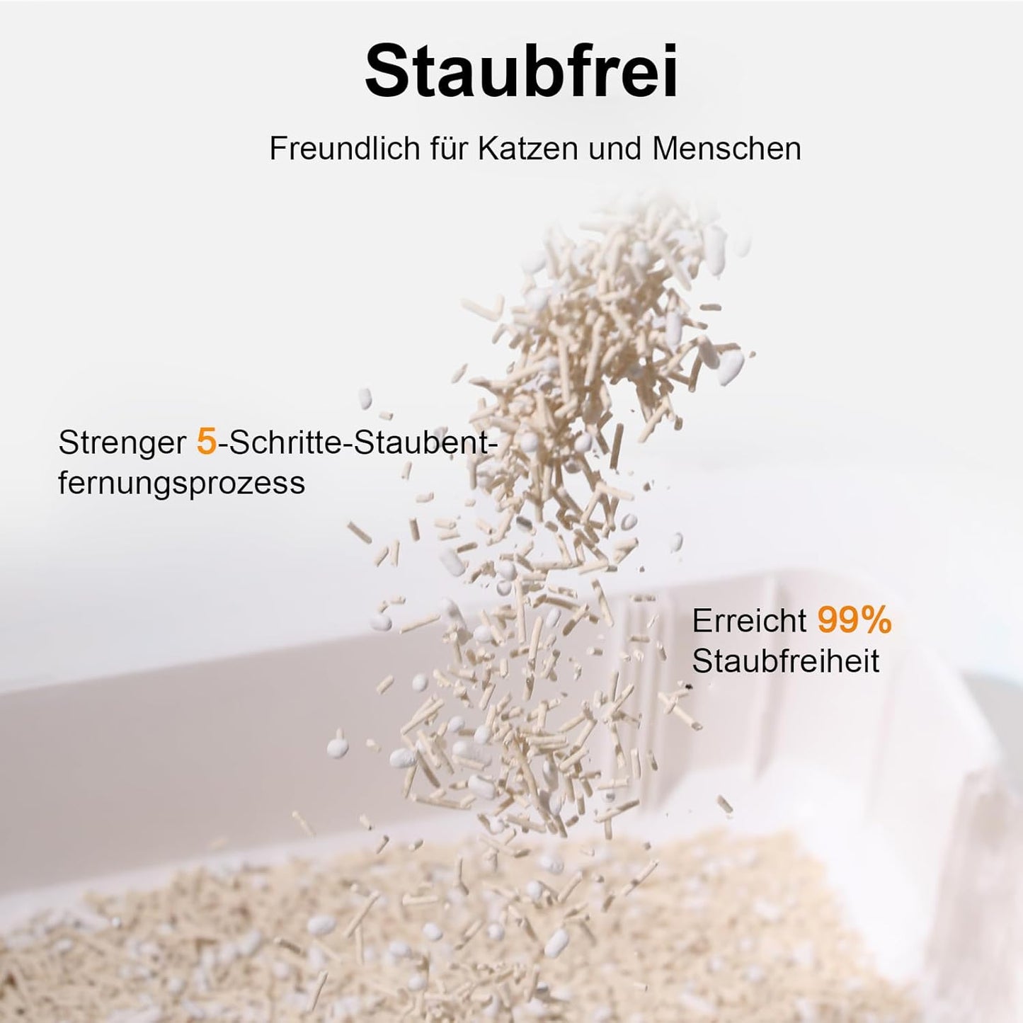 FUKUMARU Tofu Katzenstreu 10.8kg, schnell klumpendes  mit super saugfähigem Material
