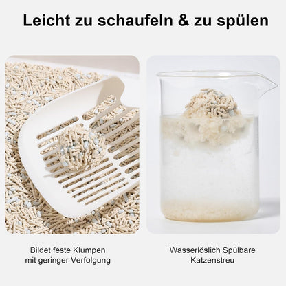 FUKUMARU Tofu Katzenstreu 10.8kg, schnell klumpendes  mit super saugfähigem Material
