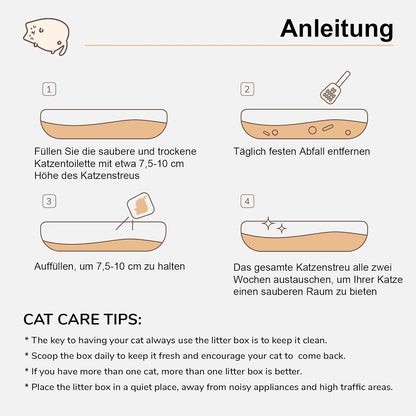 FUKUMARU Tofu Katzenstreu 10.8kg, schnell klumpendes  mit super saugfähigem Material