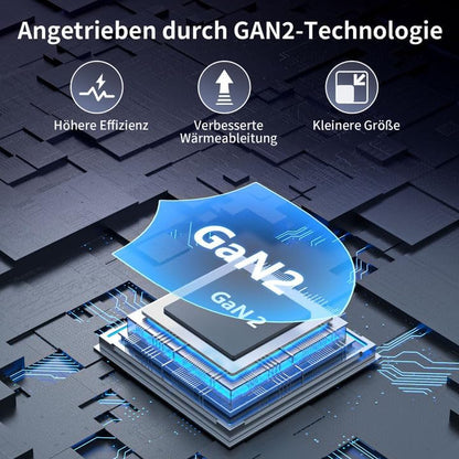 FINIBO USB C Ladegerät100W 6-Port Schnellladegerät mit USB-C und A