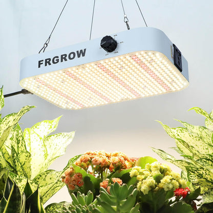 FRGROW  130 Watt LED Pflanzenlampe LED Grow Lampe 576 PSC LEDs [Energieklasse E]