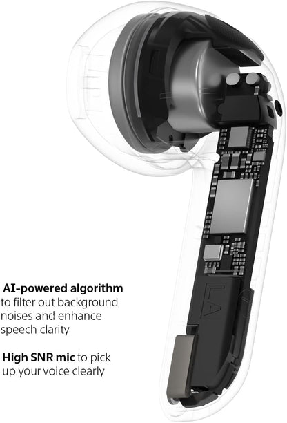 Écouteurs intra-auriculaires sans fil FREENOD pour iPhone, son de basses pures, Bluetooth, impression arrière