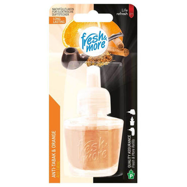 12x Fresh & More Nachfüllflakons 19ml Anti Tabak&Orange Für E-Duftstecker