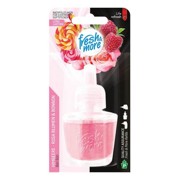 12x Fresh & More Nachfüllflakons 19ml Magic Himbeere-Rose Blumen&Bonbon Für E-Duftstecker