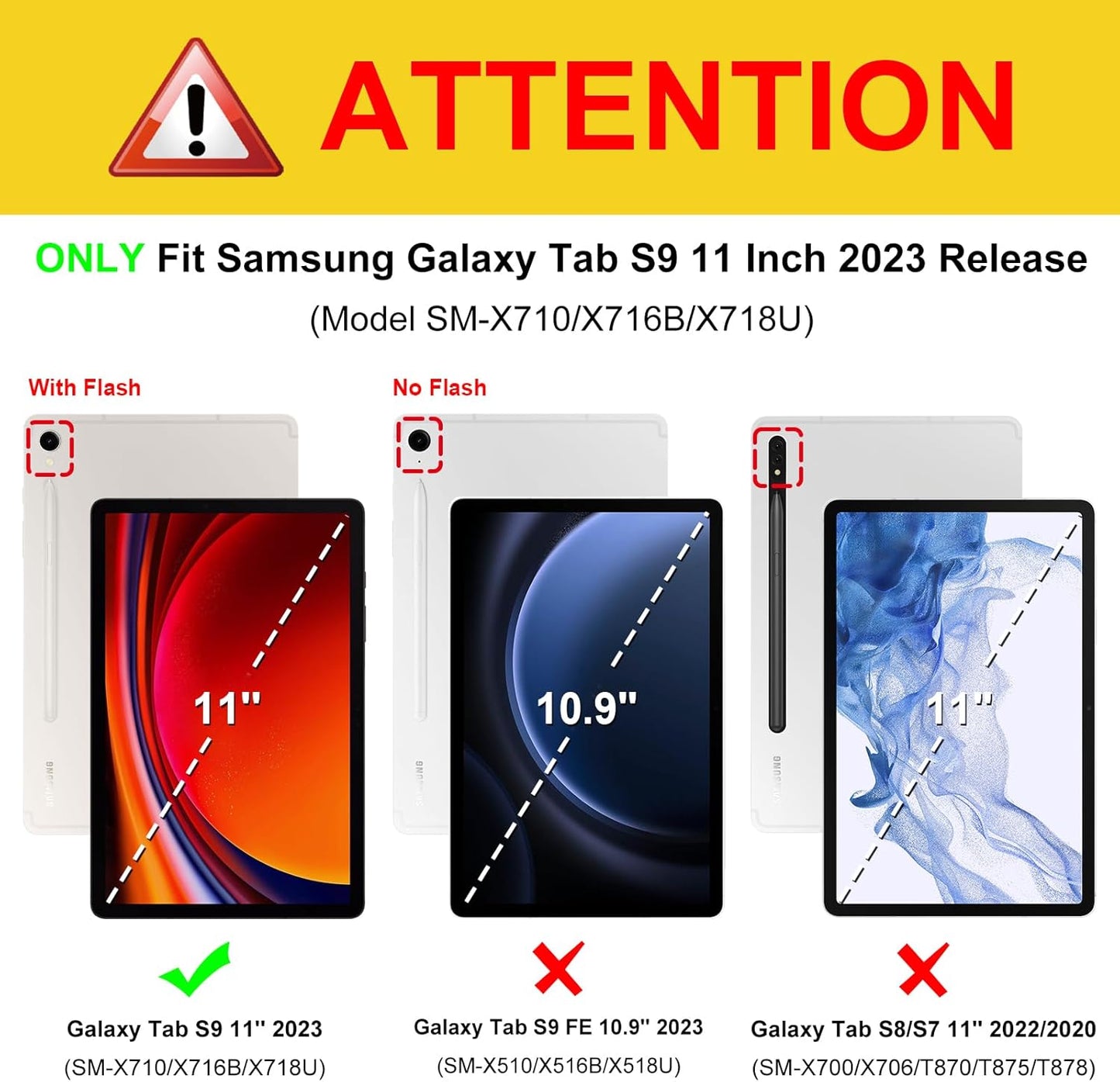 FINTIE Tastatur Hülle für Samsung Galaxy Tab S9 11 Zoll Deutscher  Tastatur, Schwarz
