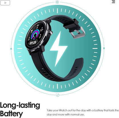 IP68 Wasserdichte Smart Watch HerrenFull Touch Pulsmesser Wetter Sport Fitness Tracker SN80 SmartWatch für Damen