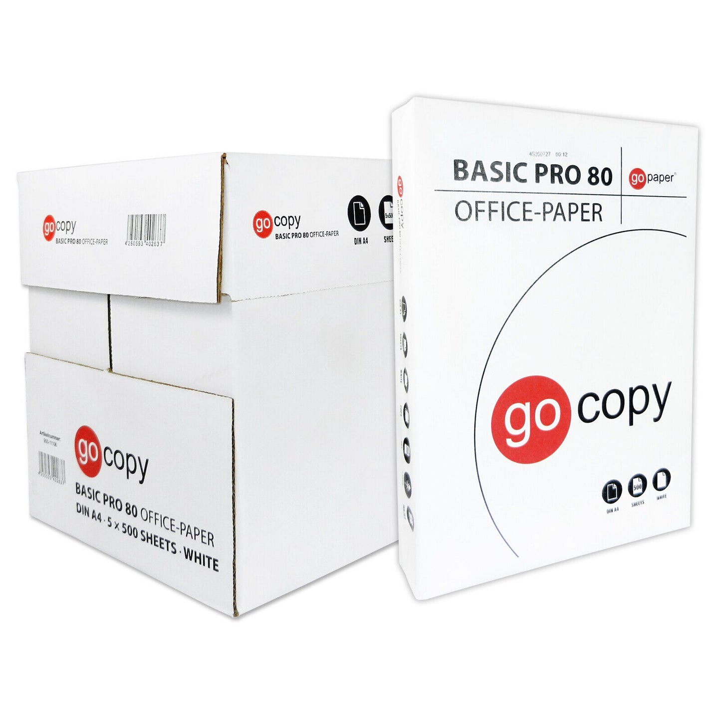 Papier de copie Go Copy Basic Pro Papier d'impression Office DIN A4 70 g/m² 2 500 feuilles