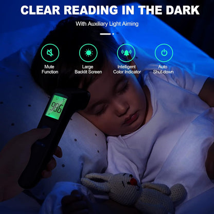 GoodBaby Kontaktlos Infrarot Stirnthermometer für Babys mit Fieberalarm LCD-Bildschirm